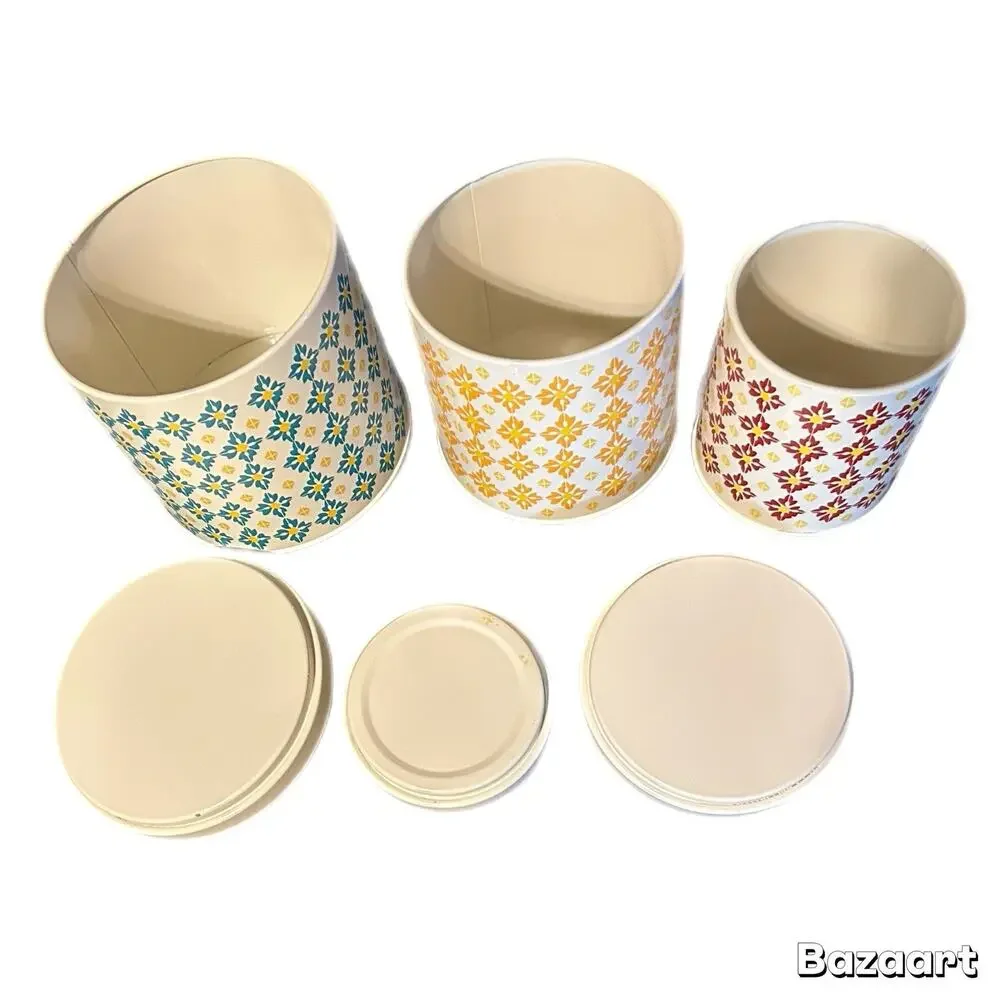 The Pioneer Woman 3 Piece Metal Garden Meadows Canister Set